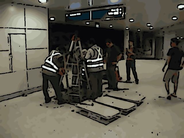 Buona Vista MRT fiber installation
